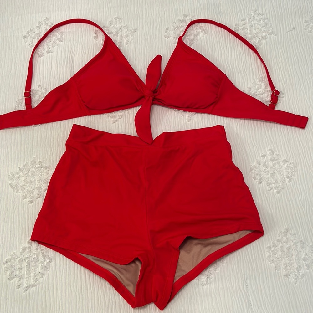 Red Retro bikini